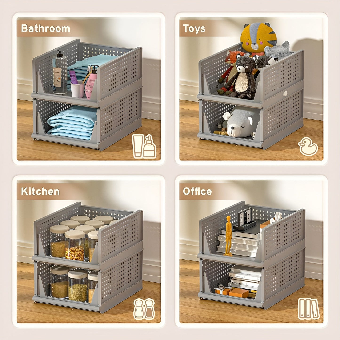 Multipurpose Foldable Stackable Wardrobe Organizer |š„BUY 1 GET 1 FREEš„