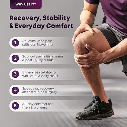 betterhood Premium Knee Sleeve with EasyMove Max Stability (BUY 1 GET 1 FREE)